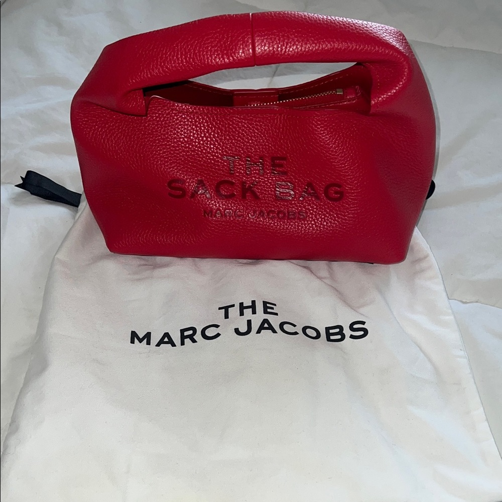 Marc Jacobs Vibrant Red Sack Bag